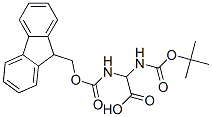 (Rs)-2-(boc-氨基)-2-(Fmoc-氨基)-乙酸結(jié)構(gòu)式_176039-39-7結(jié)構(gòu)式