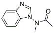 Acetamide, n-1h-benzimidazol-1-yl-n-methyl-(9ci)Structure,176101-95-4Structure Acetamide, n-1h-benzimidazol-1-yl-n-methyl-(9ci) Structure,176101-95-4Structure