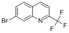 7-Bromo-2-trifluoromethylquinolineStructure,176722-72-8Structure 7-Bromo-2-trifluoromethylquinoline Structure,176722-72-8Structure