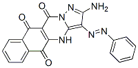 Benzo[g]pyrazolo[5,1-b]quinazoline-5,10,11(4h)-trione, 2-amino-3-(phenylazo)-(9ci) Structure,177420-11-0Structure