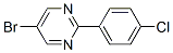 (9CI)-5-溴-2-(4-氯苯基)-嘧啶結(jié)構(gòu)式_177727-15-0結(jié)構(gòu)式