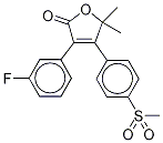3-(3-氟苯基)-5,5-二甲基-4-[4-(甲基磺?；?苯基]-2(5h)-呋喃酮結(jié)構(gòu)式_178402-36-3結(jié)構(gòu)式