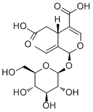 (2S,3E,4S)-5-羧基-3-亞乙基-2-(BETA-D-吡喃葡萄糖氧基)-3,4-二氫-2H-吡喃-4-乙酸結構式_178600-68-5結構式
