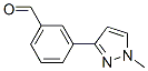 3-(1-甲基-1H-吡唑)苯甲醛結(jié)構(gòu)式_179056-79-2結(jié)構(gòu)式