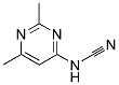 Cyanamide, (2,6-dimethyl-4-pyrimidinyl)-(9ci)Structure,1791-91-9Structure Cyanamide, (2,6-dimethyl-4-pyrimidinyl)-(9ci) Structure,1791-91-9Structure