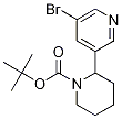 Tert-butyl 2-(5-bromopyridin-3-yl)piperidine-1-carboxylateStructure,179119-98-3Structure Tert-butyl 2-(5-bromopyridin-3-yl)piperidine-1-carboxylate Structure,179119-98-3Structure