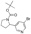 Tert-butyl 2-(5-bromopyridin-3-yl)pyrrolidine-1-carboxylateStructure,179120-81-1Structure Tert-butyl 2-(5-bromopyridin-3-yl)pyrrolidine-1-carboxylate Structure,179120-81-1Structure