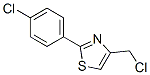4-(Chloromethyl)-2-(4-chlorophenyl)-1,3-thiazoleStructure,17969-22-1Structure 4-(Chloromethyl)-2-(4-chlorophenyl)-1,3-thiazole Structure,17969-22-1Structure