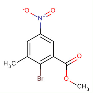 Methyl 2-bromo-3-methyl-5-nitrobenzoateStructure,179897-93-9Structure Methyl 2-bromo-3-methyl-5-nitrobenzoate Structure,179897-93-9Structure