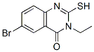 6-Bromo-3-ethyl-2-mercaptoquinazolin-4(3h)-oneStructure,18009-16-0Structure 6-Bromo-3-ethyl-2-mercaptoquinazolin-4(3h)-one Structure,18009-16-0Structure