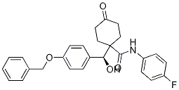 (S)-n-(4-氟苯基)-1-[羥基[4-(苯基甲氧基)苯基]甲基]-4-氧代-環(huán)己烷羧酰胺結(jié)構(gòu)式_182227-24-3結(jié)構(gòu)式
