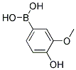 Boronic acid, (4-hydroxy-3-methoxyphenyl)-(9ci) Structure,182344-21-4Structure
