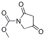 1-Pyrrolidinecarboxylicacid,2,4-dioxo-,methylester(9ci)Structure,182352-62-1Structure 1-Pyrrolidinecarboxylicacid,2,4-dioxo-,methylester(9ci) Structure,182352-62-1Structure
