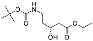 (R)-N-Boc-5-氨基-3-羥基-戊酸乙酯結(jié)構(gòu)式_182370-56-5結(jié)構(gòu)式