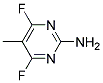 2-Pyrimidinamine, 4,6-difluoro-5-methyl-(9ci)Structure,18260-79-2Structure 2-Pyrimidinamine, 4,6-difluoro-5-methyl-(9ci) Structure,18260-79-2Structure