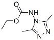 Carbamic acid, (3,5-dimethyl-4h-1,2,4-triazol-4-yl)-, ethyl ester (9ci) Structure,182929-48-2Structure
