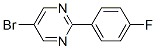 (9CI)-5-溴-2-(4-氟苯基)-嘧啶結(jié)構(gòu)式_183437-94-7結(jié)構(gòu)式