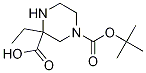 1-N-boc-3-piperazinecarboxylic acid ethyl esterStructure,183742-29-2Structure 1-N-boc-3-piperazinecarboxylic acid ethyl ester Structure,183742-29-2Structure