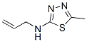 1,3,4-Thiadiazole, 2-(allylamino)-5-methyl-(8ci)Structure,18390-20-0Structure 1,3,4-Thiadiazole, 2-(allylamino)-5-methyl-(8ci) Structure,18390-20-0Structure