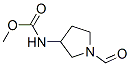 Carbamic acid, (1-formyl-3-pyrrolidinyl)-, methyl ester (9ci) Structure,184107-58-2Structure