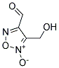1,2,5-Oxadiazole-3-carboxaldehyde, 4-(hydroxymethyl)-, 5-oxide (9ci)Structure,184580-91-4Structure 1,2,5-Oxadiazole-3-carboxaldehyde, 4-(hydroxymethyl)-, 5-oxide (9ci) Structure,184580-91-4Structure