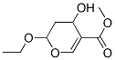 (9ci)-2-乙氧基-3,4-二氫-4-羥基-2H-吡喃-5-羧酸甲酯結構式_184719-40-2結構式