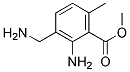Benzoic acid, 2-amino-3-(aminomethyl)-6-methyl-, methyl ester (9ci)Structure,185689-54-7Structure Benzoic acid, 2-amino-3-(aminomethyl)-6-methyl-, methyl ester (9ci) Structure,185689-54-7Structure