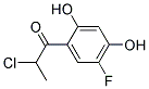 1-Propanone, 2-chloro-1-(5-fluoro-2,4-dihydroxyphenyl)-(9ci)Structure,185843-78-1Structure 1-Propanone, 2-chloro-1-(5-fluoro-2,4-dihydroxyphenyl)-(9ci) Structure,185843-78-1Structure