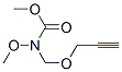 Carbamic acid, methoxy[(2-propynyloxy)methyl]-, methyl ester (9ci) Structure,186768-18-3Structure
