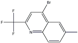 4-Bromo-6-methyl-2-(trifluoromethyl)quinoline Structure,18706-27-9Structure