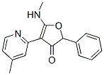 3(2H)-furanone, 5-(methylamino)-4-(4-methyl-2-pyridinyl)-2-phenyl-Structure,187591-67-9Structure 3(2H)-furanone, 5-(methylamino)-4-(4-methyl-2-pyridinyl)-2-phenyl- Structure,187591-67-9Structure