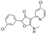 3(2H)-furanone, 2-(3-chlorophenyl)-4-(4-chloro-2-pyridinyl)-5-(methylamino)-Structure,187591-98-6Structure 3(2H)-furanone, 2-(3-chlorophenyl)-4-(4-chloro-2-pyridinyl)-5-(methylamino)- Structure,187591-98-6Structure
