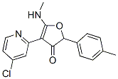 3(2H)-furanone, 4-(4-chloro-2-pyridinyl)-5-(methylamino)-2-(4-methylphenyl)-Structure,187592-00-3Structure 3(2H)-furanone, 4-(4-chloro-2-pyridinyl)-5-(methylamino)-2-(4-methylphenyl)- Structure,187592-00-3Structure