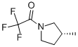 (R)-(9CI)-3-甲基-1-(三氟乙?；?-吡咯烷結(jié)構(gòu)式_187670-58-2結(jié)構(gòu)式