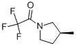 (S)-(9CI)-3-甲基-1-(三氟乙?；?-吡咯烷結(jié)構(gòu)式_187670-59-3結(jié)構(gòu)式