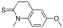 2(1H)-quinolinethione, 3,4-dihydro-6-methoxy-1-methyl-Structure,187679-81-8Structure 2(1H)-quinolinethione, 3,4-dihydro-6-methoxy-1-methyl- Structure,187679-81-8Structure