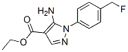 5-氨基-1-[4-(氟甲基)苯基]-1H-吡唑-4-羧酸乙酯結(jié)構(gòu)式_187998-54-5結(jié)構(gòu)式