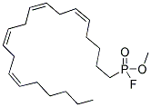 P-(5z,8z,11z,14z)-5,8,11,14-eicosatetraen-1-yl-phosphonofluoridicacid methyl esterStructure,188404-10-6Structure P-(5z,8z,11z,14z)-5,8,11,14-eicosatetraen-1-yl-phosphonofluoridicacid methyl ester Structure,188404-10-6Structure