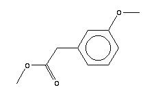 2-(3-甲氧基苯基)乙酸甲酯結(jié)構(gòu)式_18927-05-4結(jié)構(gòu)式