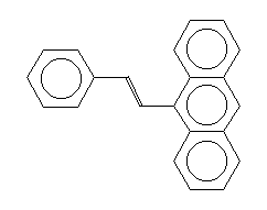 反式-9-苯乙烯蒽結(jié)構(gòu)式_1895-98-3結(jié)構(gòu)式