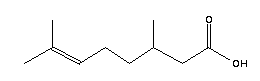 (3R)-3,7-dimethyl-6-octenoic acidStructure,18951-85-4Structure (3R)-3,7-dimethyl-6-octenoic acid Structure,18951-85-4Structure