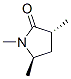 2-Pyrrolidinone,1,3,5-trimethyl-,trans-(9ci) Structure,189618-78-8Structure