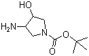 1-Pyrrolidinecarboxylicacid,3-amino-4-hydroxy-,1,1-dimethylethylester(9ci)Structure,190141-99-2Structure 1-Pyrrolidinecarboxylicacid,3-amino-4-hydroxy-,1,1-dimethylethylester(9ci) Structure,190141-99-2Structure