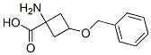 Cyclobutanecarboxylic acid, 1-amino-3-(phenylmethoxy)-Structure,191110-50-6Structure Cyclobutanecarboxylic acid, 1-amino-3-(phenylmethoxy)- Structure,191110-50-6Structure