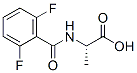 Alanine, n-(2,6-difluorobenzoyl)-Structure,191731-59-6Structure Alanine, n-(2,6-difluorobenzoyl)- Structure,191731-59-6Structure