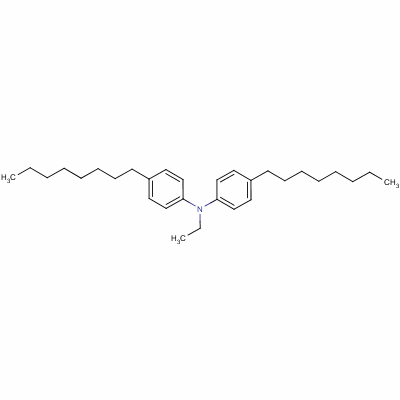 Benzenamine, n-ethyl-4-octyl-n-(4-octylphenyl)-Structure,19182-05-9Structure Benzenamine, n-ethyl-4-octyl-n-(4-octylphenyl)- Structure,19182-05-9Structure