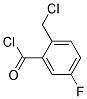 Benzoyl chloride, 2-(chloromethyl)-5-fluoro-(9ci)Structure,191934-72-2Structure Benzoyl chloride, 2-(chloromethyl)-5-fluoro-(9ci) Structure,191934-72-2Structure