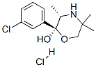 (2S,3S)-2-(3-chlorophenyl)-3,5,5-trimethylmorpholin-2-olStructure,192374-14-4Structure (2S,3S)-2-(3-chlorophenyl)-3,5,5-trimethylmorpholin-2-ol Structure,192374-14-4Structure