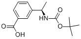 (R)-3-(1-叔丁氧基羰基氨基-乙基)-苯甲酸結(jié)構(gòu)式_193150-14-0結(jié)構(gòu)式