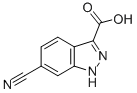6-Cyano-1h-indazole-3-carboxylicacid Structure,194163-31-0Structure